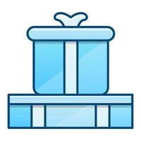 icono de regalos, adecuado para una amplia gama de proyectos creativos digitales. feliz creando. vector