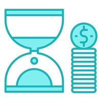 time is money  icon, suitable for a wide range of digital creative projects. Happy creating. vector