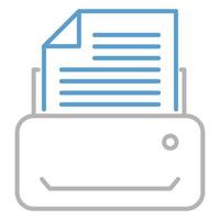 Printer icon, suitable for a wide range of digital creative projects. Happy creating. vector