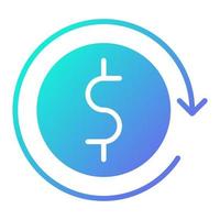reload money icon, suitable for a wide range of digital creative projects. Happy creating. vector
