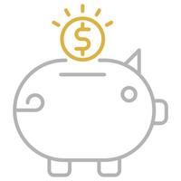 Savings icon, suitable for a wide range of digital creative projects. Happy creating. vector