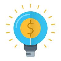 money idea icon, suitable for a wide range of digital creative projects. Happy creating. vector