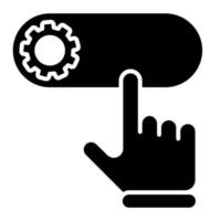 configuration icon, suitable for a wide range of digital creative projects. Happy creating. vector