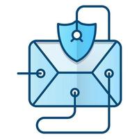 email virus threat icon, suitable for a wide range of digital creative projects. Happy creating. vector