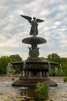 View of the Bethesda Fountain in Central Park, New York City. photo