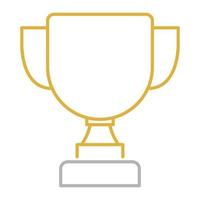 icono de trofeo de éxito, adecuado para una amplia gama de proyectos creativos digitales. feliz creando. vector