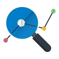 analysis icon, suitable for a wide range of digital creative projects. Happy creating. vector