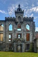 Ruins from the Smallpox Memorial Hospital on Roosevelt Island in New York City. photo