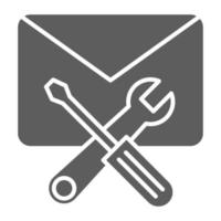 email support icon, suitable for a wide range of digital creative projects. Happy creating. vector