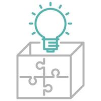 Box solution icon, suitable for a wide range of digital creative projects. Happy creating. vector