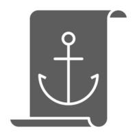 Anchor article icon, suitable for a wide range of digital creative projects. Happy creating. vector