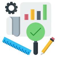 Audit icon, suitable for a wide range of digital creative projects. Happy creating. vector