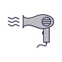 Hair dryer Vector Icon