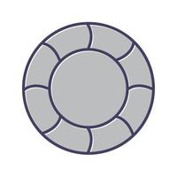 Swimming Tire Vector Icon