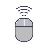 Wireless input device Vector Icon