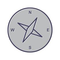 Compass Vector Icon