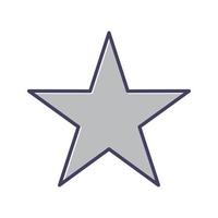 icono de vector de estrella