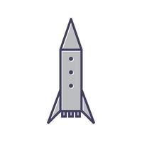 Space Rocket Vector Icon