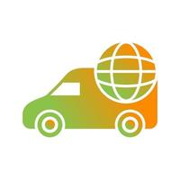 Global Delivery Vector Icon