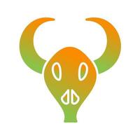 Bull Horns Vector Icon