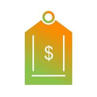Dollar Tag Vector Icon