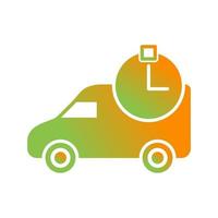 Time Based Delivery Vector Icon