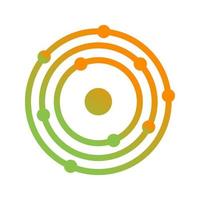 Atomic Structure Vector Icon