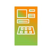 Cash Machine Vector Icon