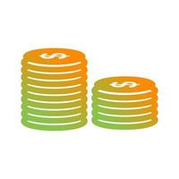 Stack of Coins Vector Icon