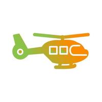 icono de vector de helicóptero