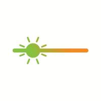 Unique Brightness Vector Glyph Icon