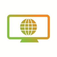 Unique Internet Vector Glyph Icon
