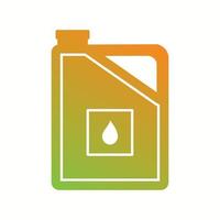 Unique Petrol Vector Glyph Icon