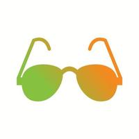 Unique Reading Glasses Vector Glyph Icon
