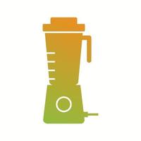 Unique Juicer machine Glyph Vector Icon