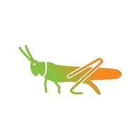 Unique grasshopper Glyph Vector Icon