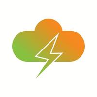 Unique Cloud Vector Glyph Icon