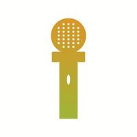Unique Interviewing Vector Glyph Icon