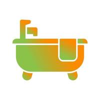 Bathtub Line Gradient vector