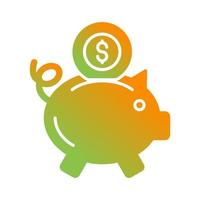 Piggy Bank Vector Icon