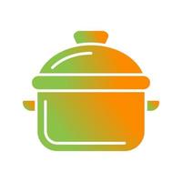 icono de vector de olla de cocina