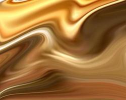 Abstract gold background liquid paints photo