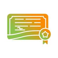 Certificate Vector Icon