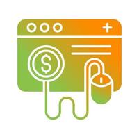 Pay Per Click Vector Icon