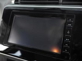 Monitor screen interior of car photo