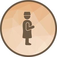 Qiyam Low Poly Background Icon vector