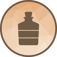 Whiskey Low Poly Background Icon vector