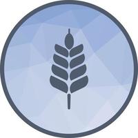 Wheat Low Poly Background Icon vector