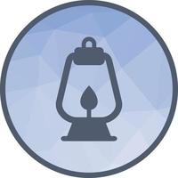 Oil Lamp Low Poly Background Icon vector