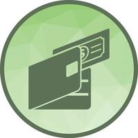Money from Wallet Low Poly Background Icon vector